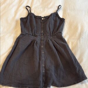 Z SUPPLY size Small charcoal waffle knit Dress